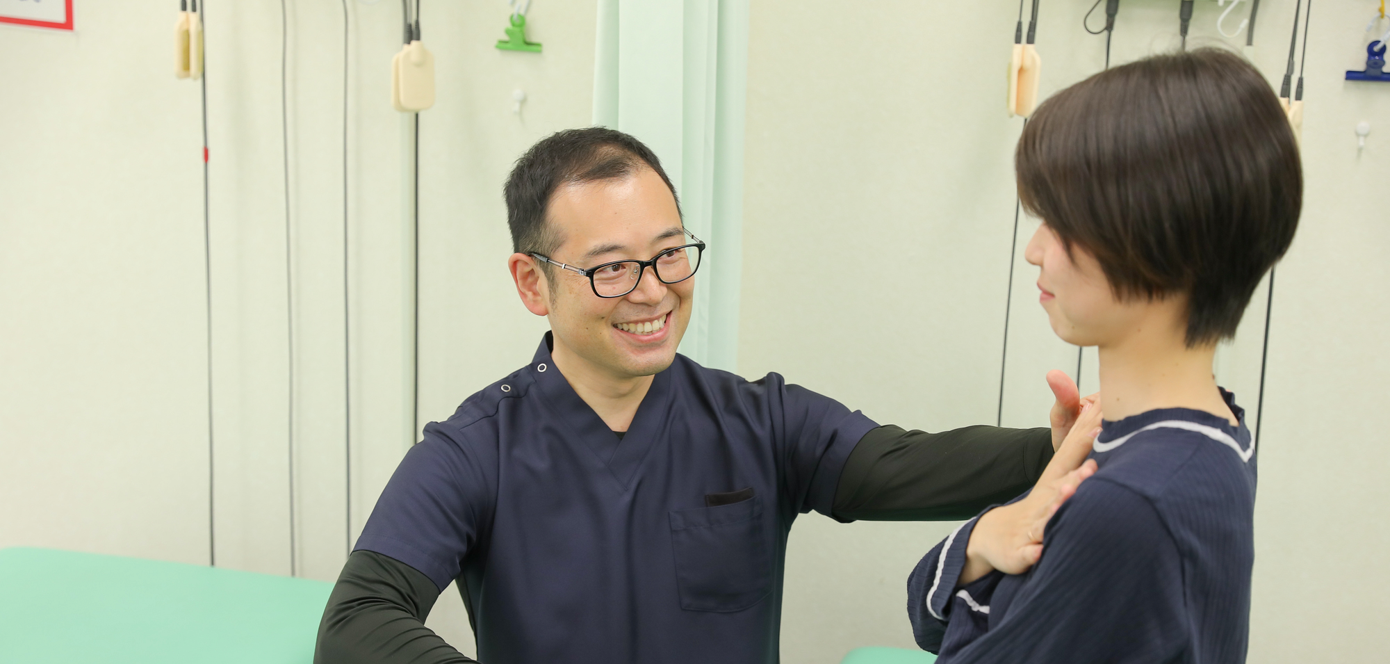 笑顔と元気が溢れるアットホームな整骨院です